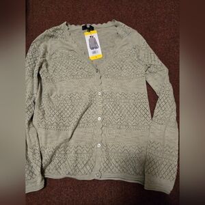 New! Frye Seagrass Sweater 100% Cotton Soze Small